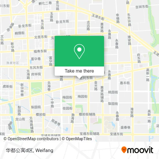 华都公寓d区 map