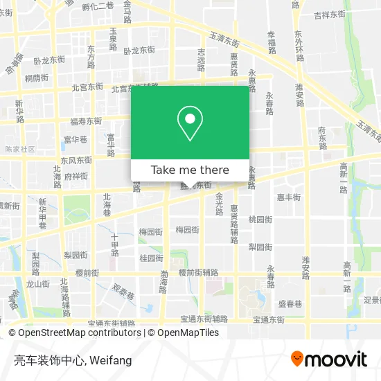 亮车装饰中心 map