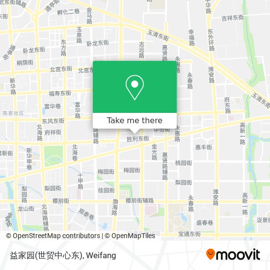 益家园(世贸中心东) map