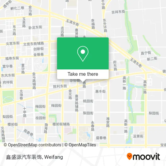鑫盛源汽车装饰 map