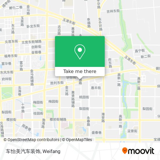 车怡美汽车装饰 map