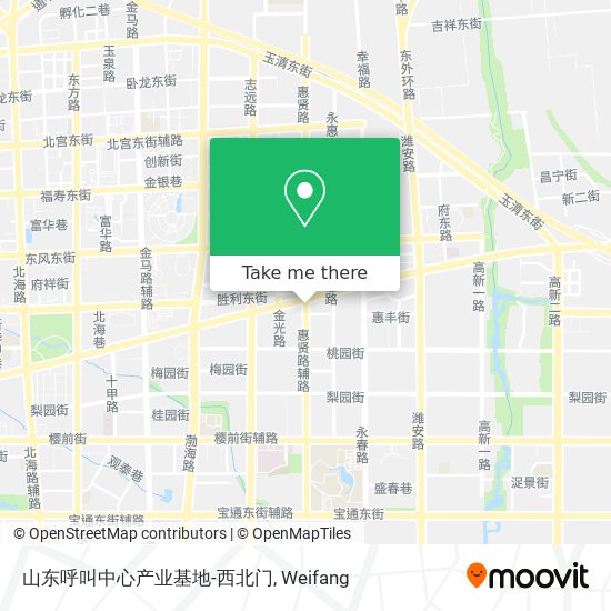 山东呼叫中心产业基地-西北门 map