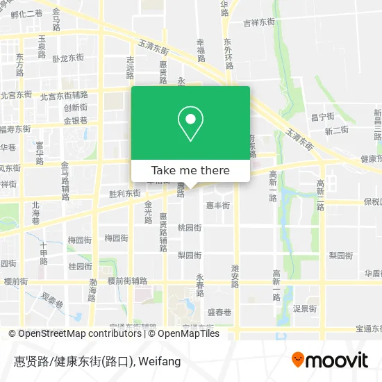 惠贤路/健康东街(路口) map