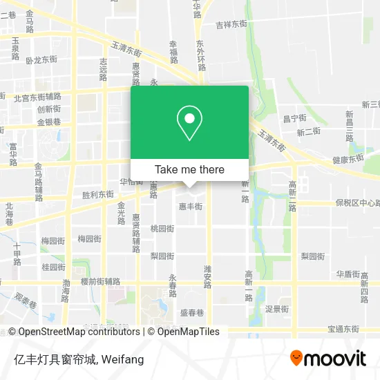 亿丰灯具窗帘城 map