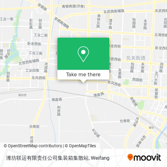 潍坊联运有限责任公司集装箱集散站 map