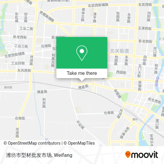 潍坊市型材批发市场 map