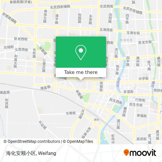 海化安顺小区 map
