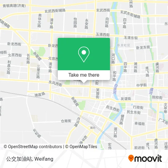 公交加油站 map