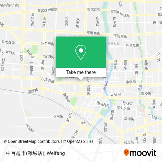 中百超市(潍城店) map