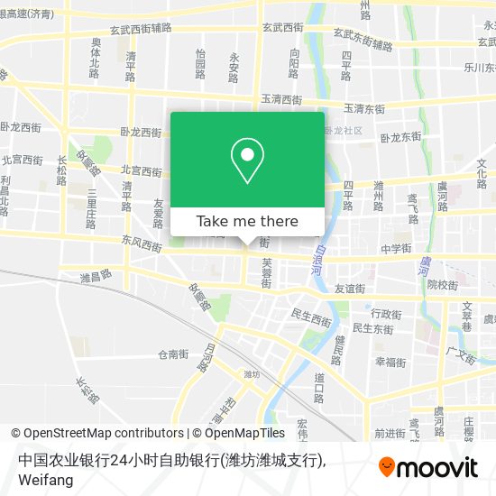 中国农业银行24小时自助银行(潍坊潍城支行) map