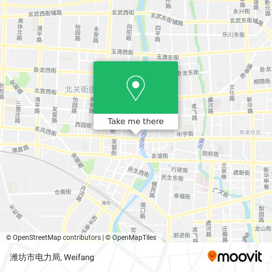 潍坊市电力局 map