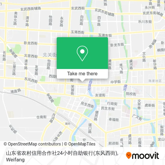 山东省农村信用合作社24小时自助银行(东风西街) map