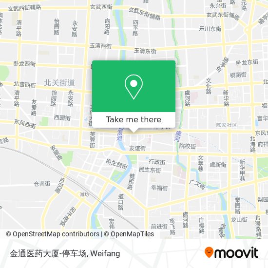 金通医药大厦-停车场 map