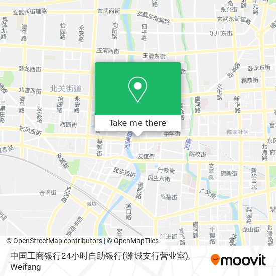中国工商银行24小时自助银行(潍城支行营业室) map