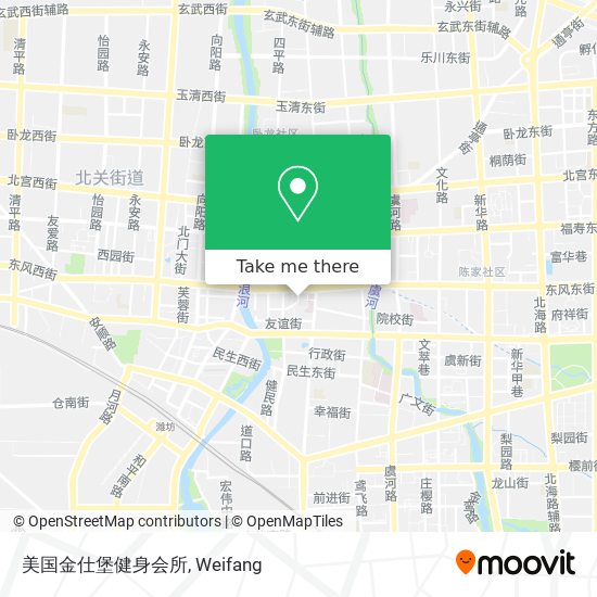 美国金仕堡健身会所 map