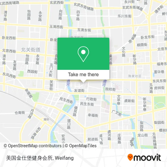 美国金仕堡健身会所 map