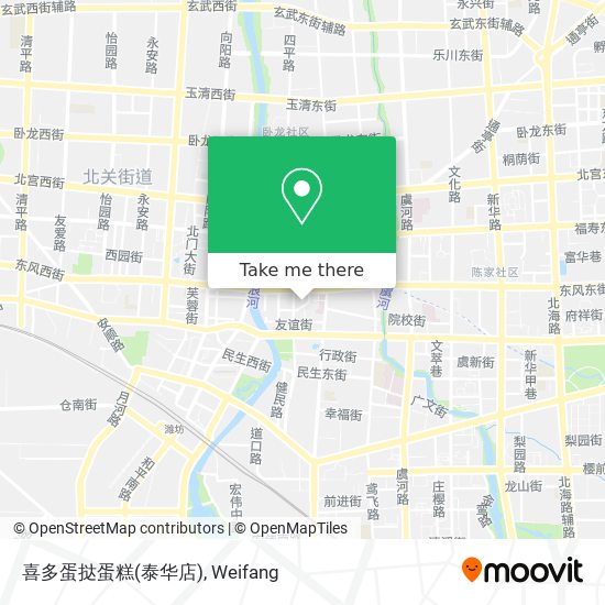 喜多蛋挞蛋糕(泰华店) map