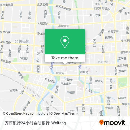 齐商银行24小时自助银行 map