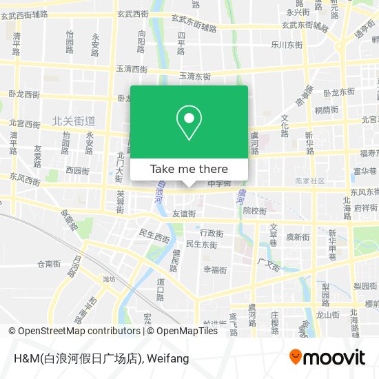 H&M(白浪河假日广场店) map