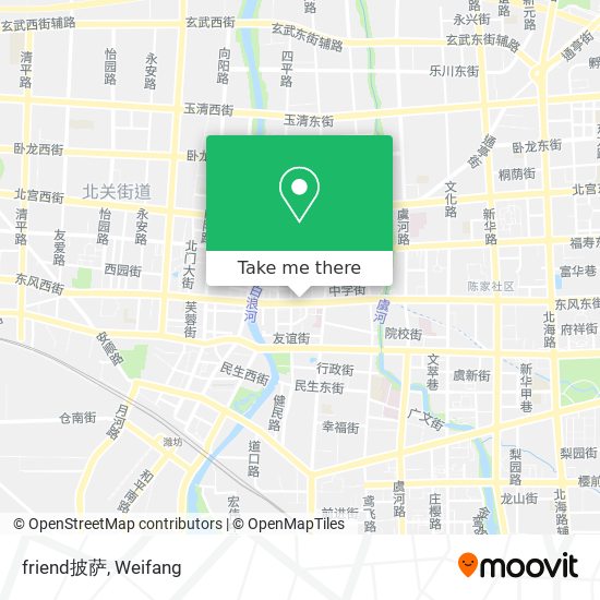 friend披萨 map