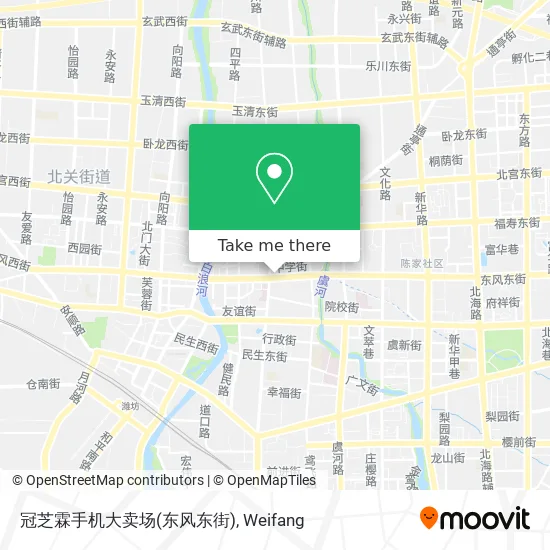 冠芝霖手机大卖场(东风东街) map