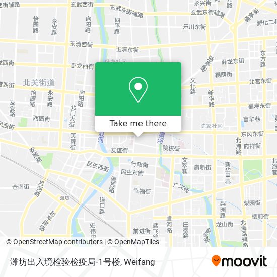潍坊出入境检验检疫局-1号楼 map