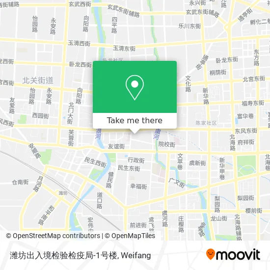 潍坊出入境检验检疫局-1号楼 map