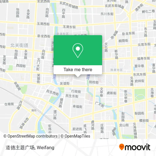 道德主题广场 map