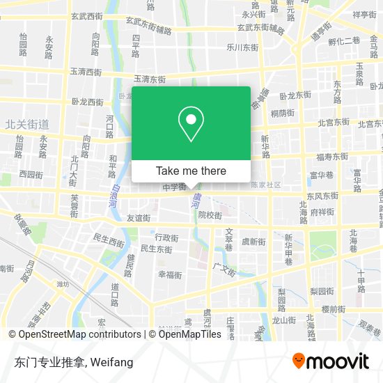 东门专业推拿 map