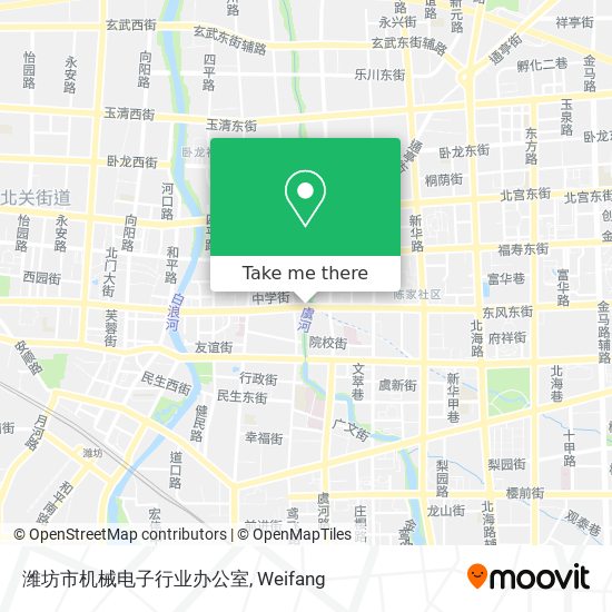 潍坊市机械电子行业办公室 map