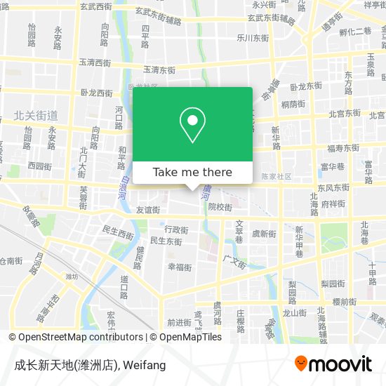 成长新天地(潍洲店) map