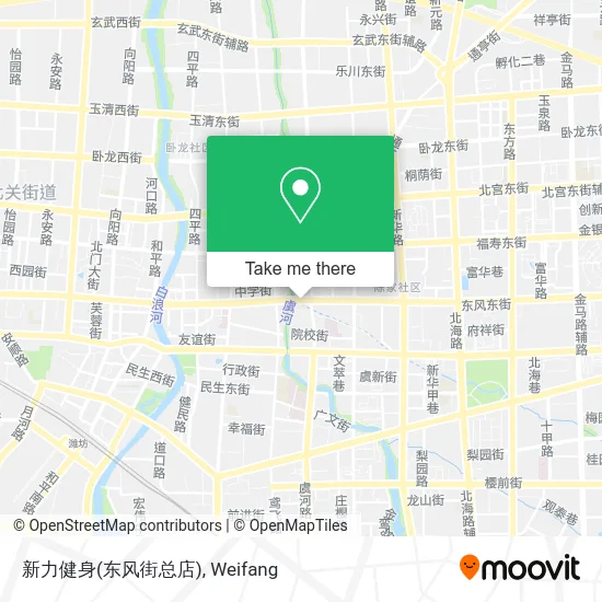 新力健身(东风街总店) map