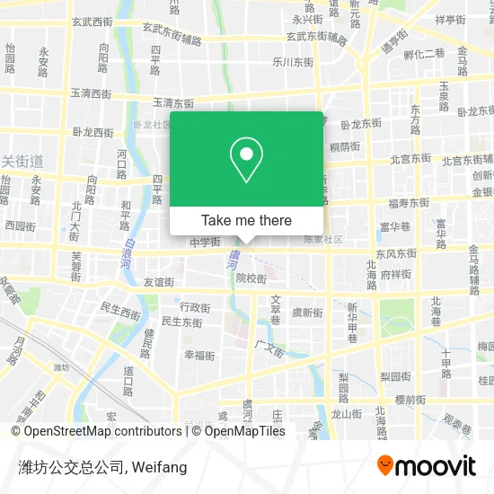 潍坊公交总公司 map