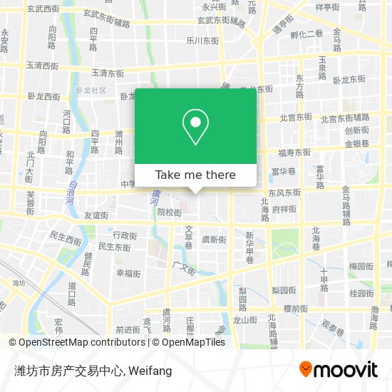 潍坊市房产交易中心 map