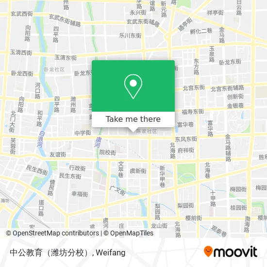 中公教育（潍坊分校） map