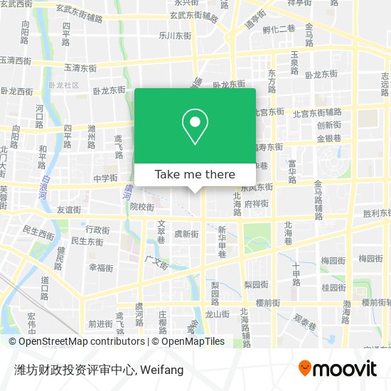 潍坊财政投资评审中心 map