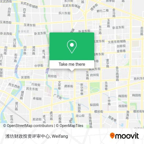 潍坊财政投资评审中心 map