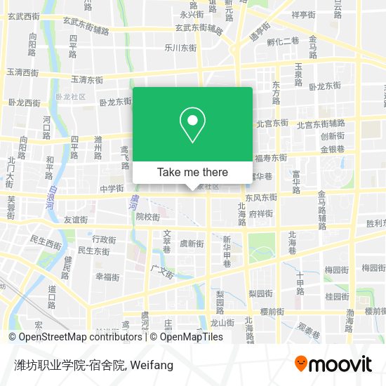 潍坊职业学院-宿舍院 map
