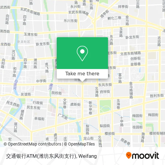 交通银行ATM(潍坊东风街支行) map