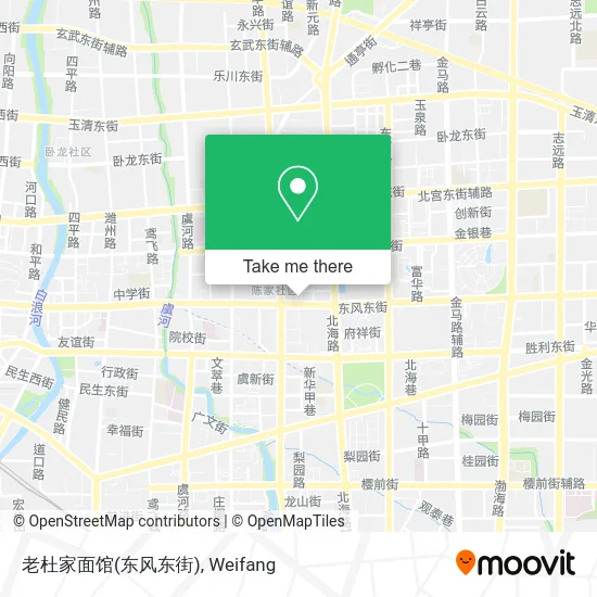 老杜家面馆(东风东街) map