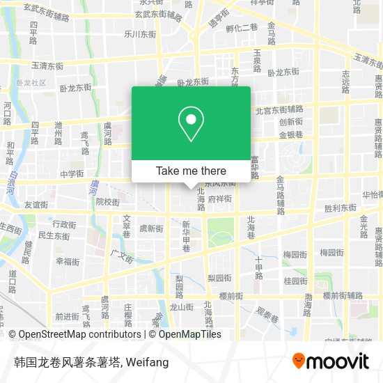 韩国龙卷风薯条薯塔 map