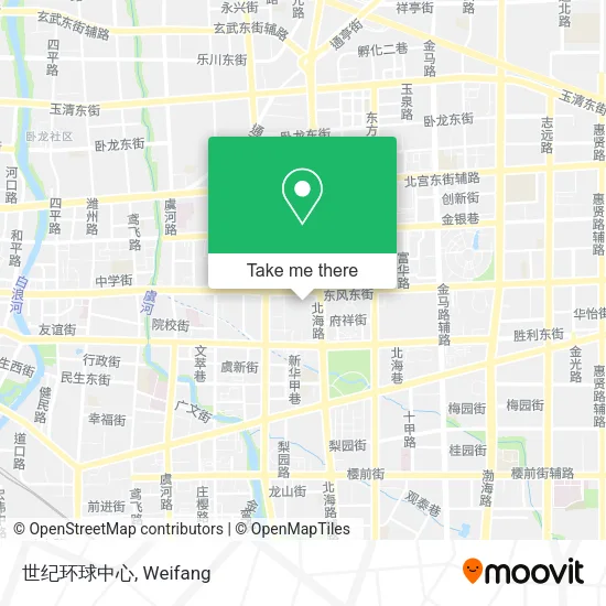 世纪环球中心 map