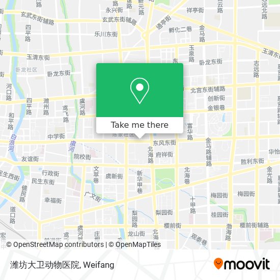潍坊大卫动物医院 map
