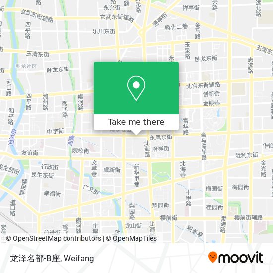 龙泽名都-B座 map