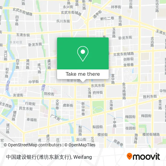 中国建设银行(潍坊东新支行) map