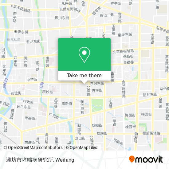 潍坊市哮喘病研究所 map