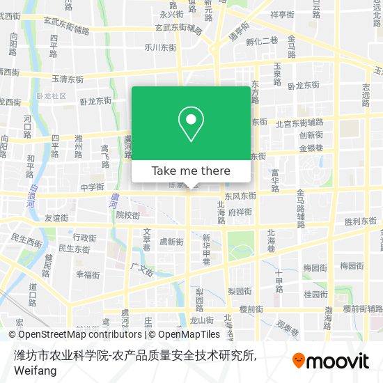 潍坊市农业科学院-农产品质量安全技术研究所 map