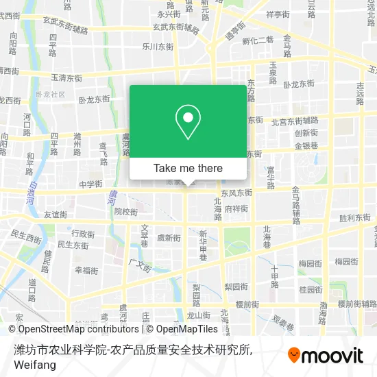 潍坊市农业科学院-农产品质量安全技术研究所 map