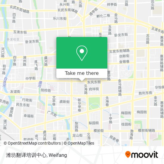 潍坊翻译培训中心 map