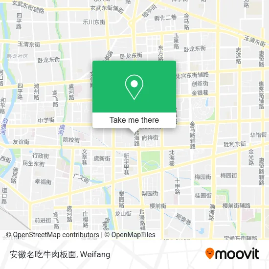 安徽名吃牛肉板面 map